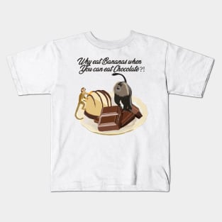 Chocolate Monkey Foodies Kids T-Shirt